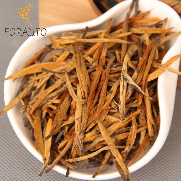 New Yunnan Black Tea Fengqing Dian Hong Golden Buds Needle Dianhong 250g