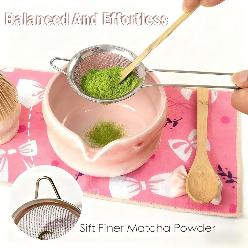 Matcha Whisk Set 8Pack Ceramic Matcha Kit Bowl Spout Bamboo Tea Whisk Scoop DIY gallery