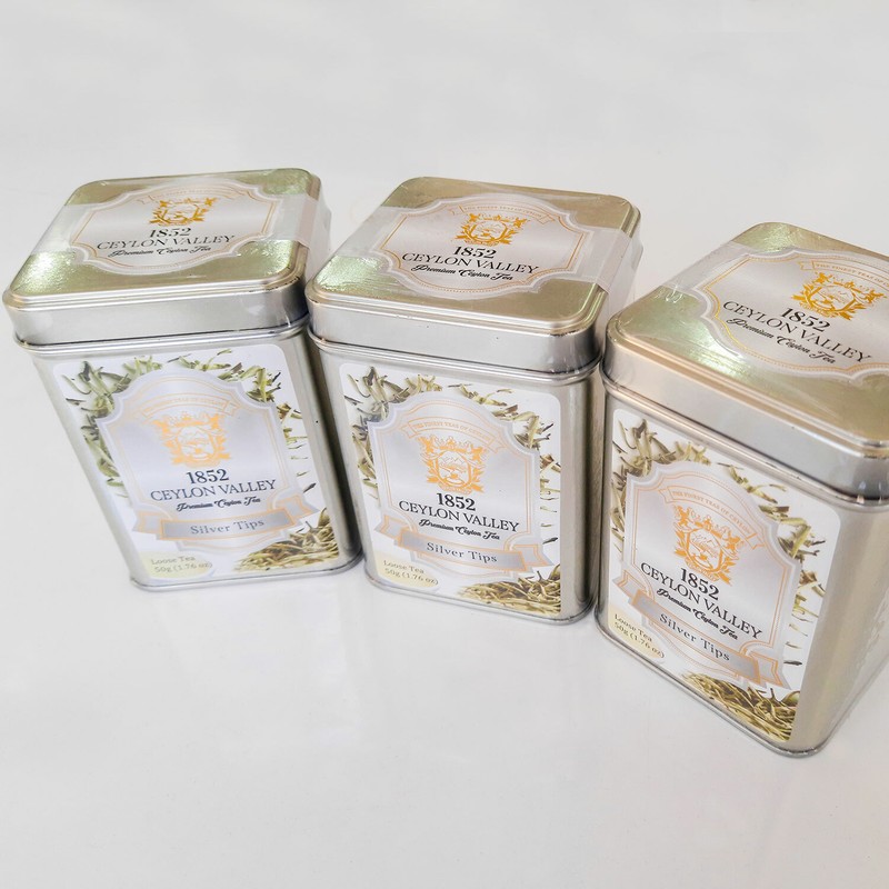 Ceylon Silver Tip White Tea | Make Delicious Iced & Hot Tea, Silver Needle 3Pack gallery
