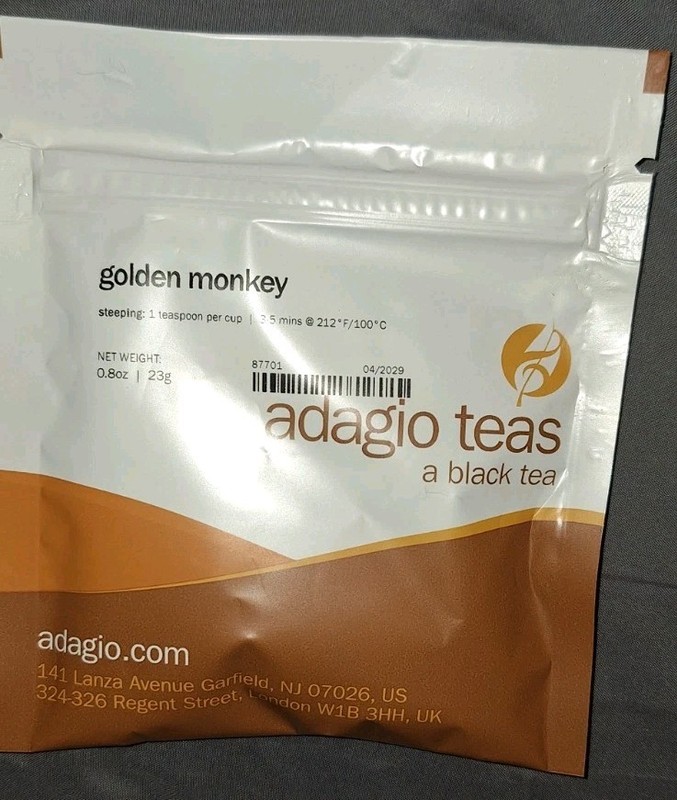 Adagio Golden Monkey Looseleaf Black Tea, Golden Monkey Black Tea .8oz 23 Grams gallery