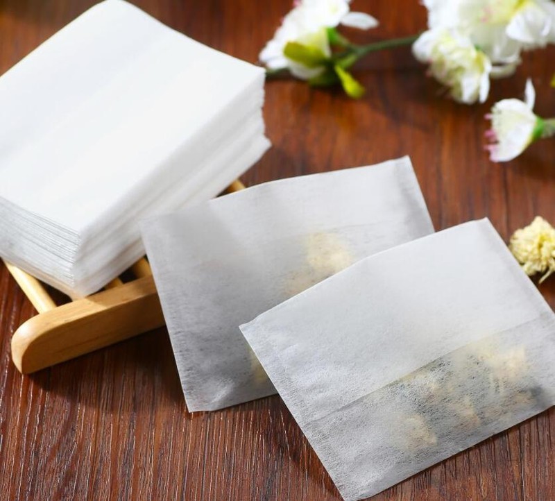 US 100-400 pcs Disposable Filter Drawstring Flip Empty Teabag Herb Loose Tea Bag gallery