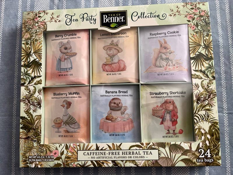 Aldi Benner Tea Co Tea Party Collection Caffeine Free Herbal Tea Assortment NEW gallery