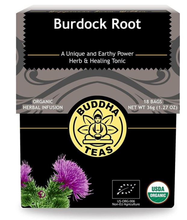 Buddha Teas Organic Burdock Root Tea – USDA Organic 18 bags