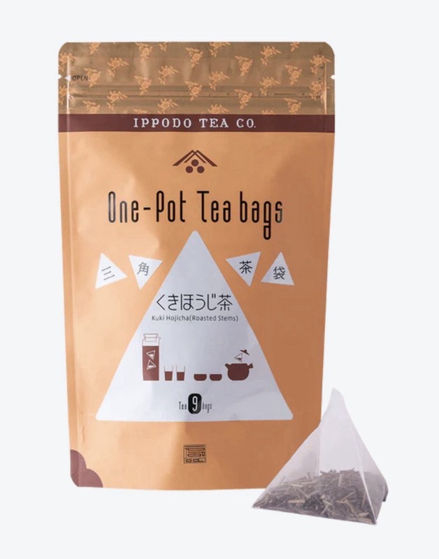 Ippodo Tea Kuki Hojicha Teabags 9 Bags Teapot Size New Crop 8/2026 Expiration
