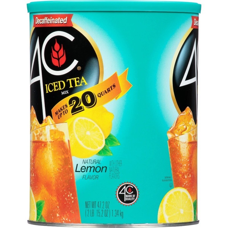 Lemon Flavored Decaf Iced Tea Mix Unsweetened Large 47.2 Ounce Canister gallery
