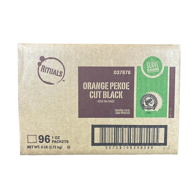 Black Orange Pekoe or Black Raspberry Iced tea, 6, 12, 48, 96 count, Gallon Size gallery