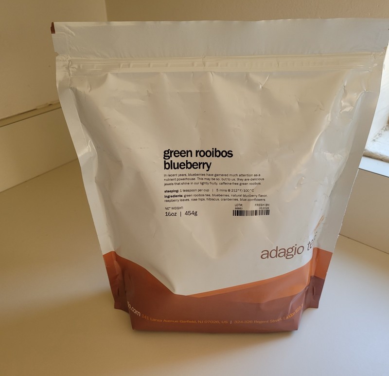 Adagio Teas Green Rooibos Blueberry 16 oz loose leaf