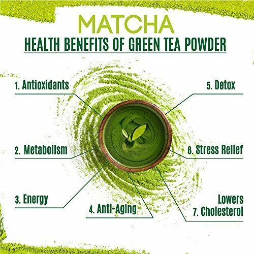 Organic Matcha Green Tea Powder for Latte Unsweetened Culinary Grade 4 Pack gallery