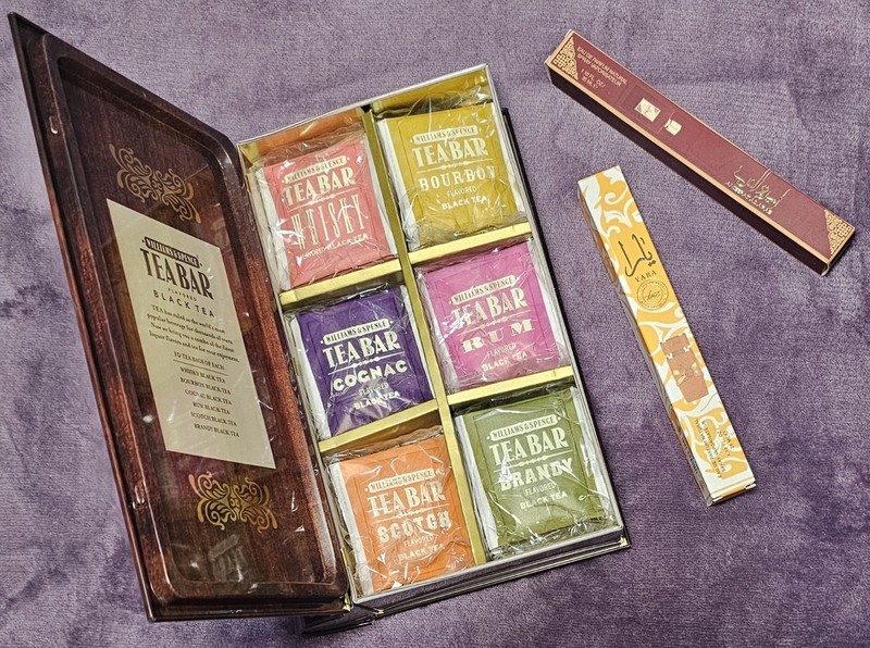 RARE Williams & Spence TeaBar Tea Bags Rum Brandy Whisky + Yara + Mens + BONUS!