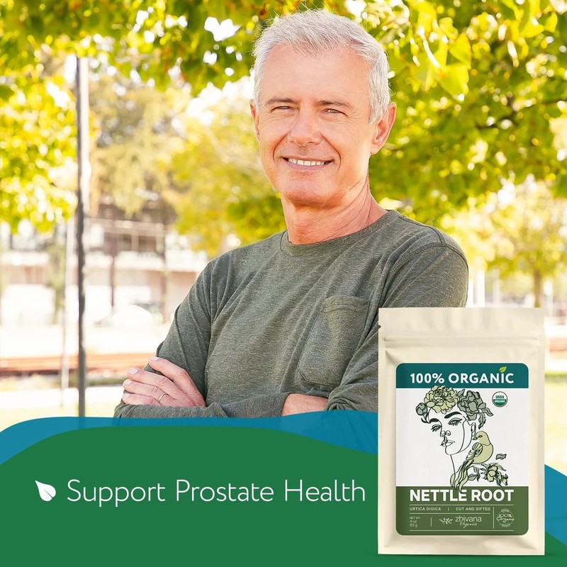 Organic Stinging Nettle Root Tea for Men's Health 4oz. Traditionally Used fo... gallery