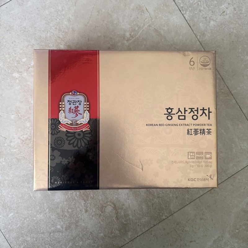 Korean Red Ginseng Extract(42%) Premium Tea 3g 100 bags 정관장