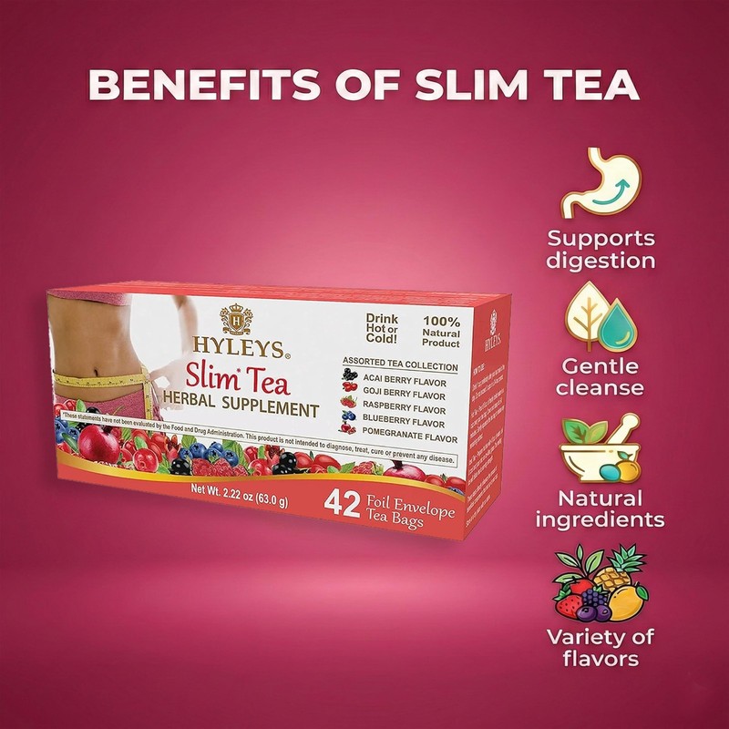Hyleys Slim Tea 42 Ct Assorted - Weight Loss Herbal 42 Count (Pack of 1) gallery