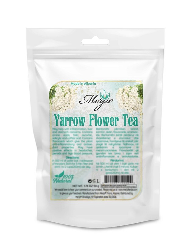 Yarrow Flower Tea – Loose Tea – Dry Natural Tea – Mediterranean