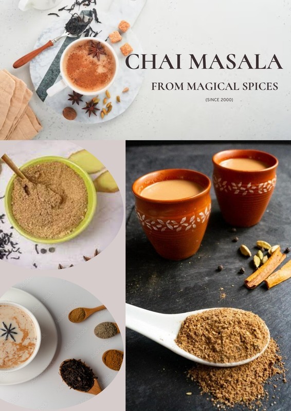 Masala Chai Tea Powder Organic Ceylon Blend Spice tea