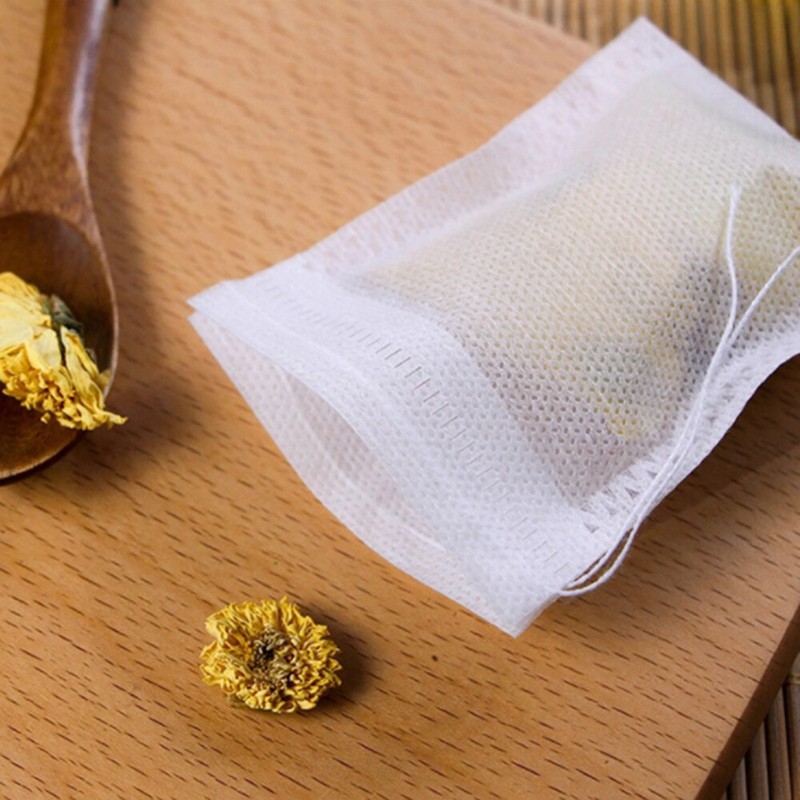 Drawstring Non-Woven Filter Bag High temperature resistance Double S fabric gallery
