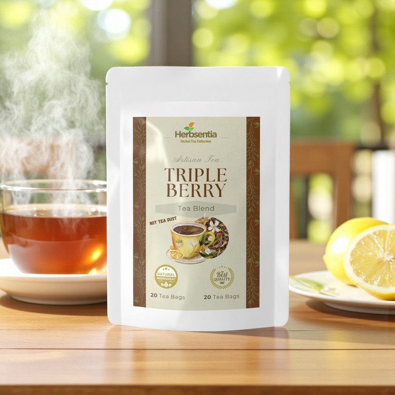 Triple Berry Tea - Fruity & Refreshing Herbal Blend gallery