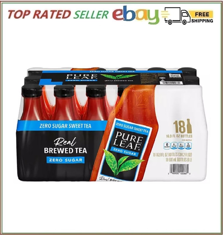 Pure Leaf Zero Sugar Real Brewed Tea Sweet Tea, 16.9 fl. oz., 18 pk.