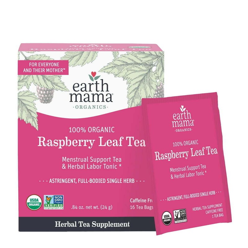 Earth Mama Organic Raspberry Leaf Tea, 16 Tea Bags gallery