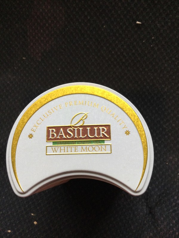 Basilur Oriental Collection Ceylon Green tea White Moon Empty Used gallery