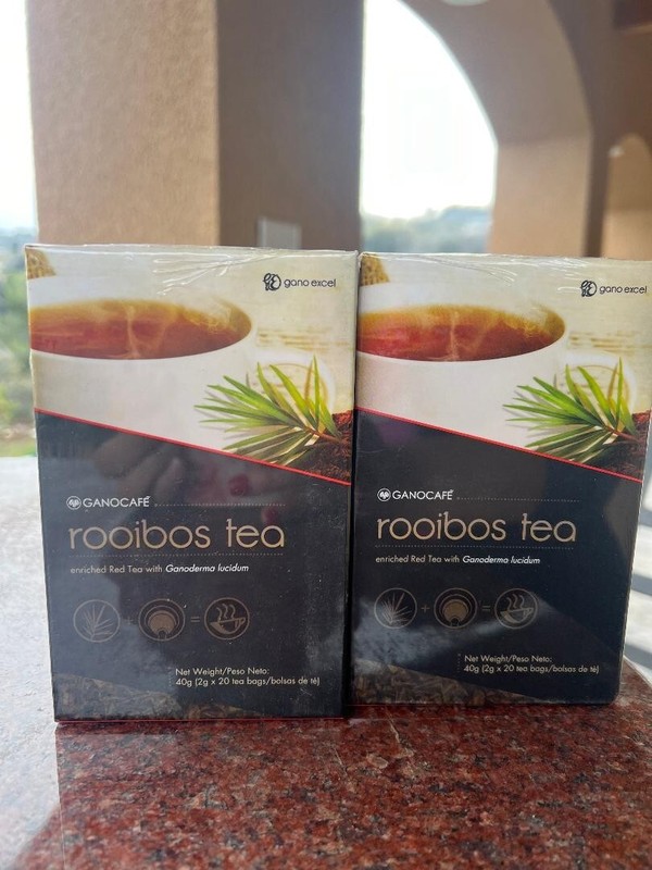 Gano Excel Rooibos Tea Enriched with Ganoderma Lucidum Two Box Special Offer