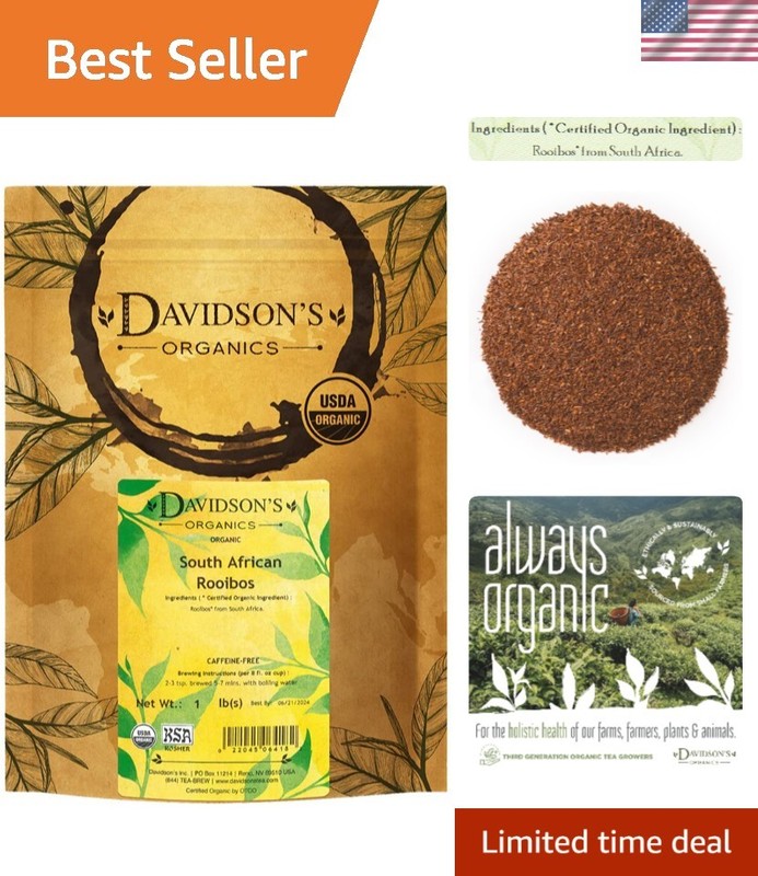 16oz South African Rooibos Tea – Naturally Caffeine-Free & Full of Antioxidants
