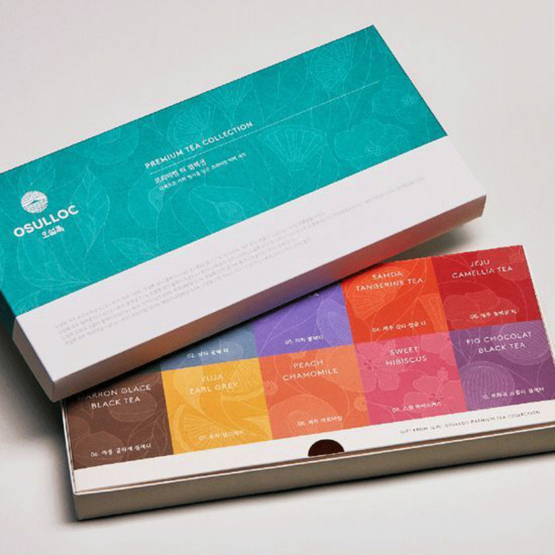 OSULLOC Premium Tea Collection – 10 Varieties x 4 Bags (Total 40 Bags) | Korean gallery