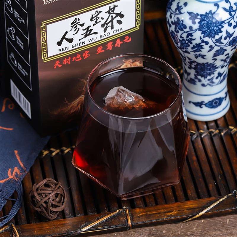 30pcs Ginseng Five Treasure Tea Kidney Tea Liver Tea Red Date Kidney Health gallery