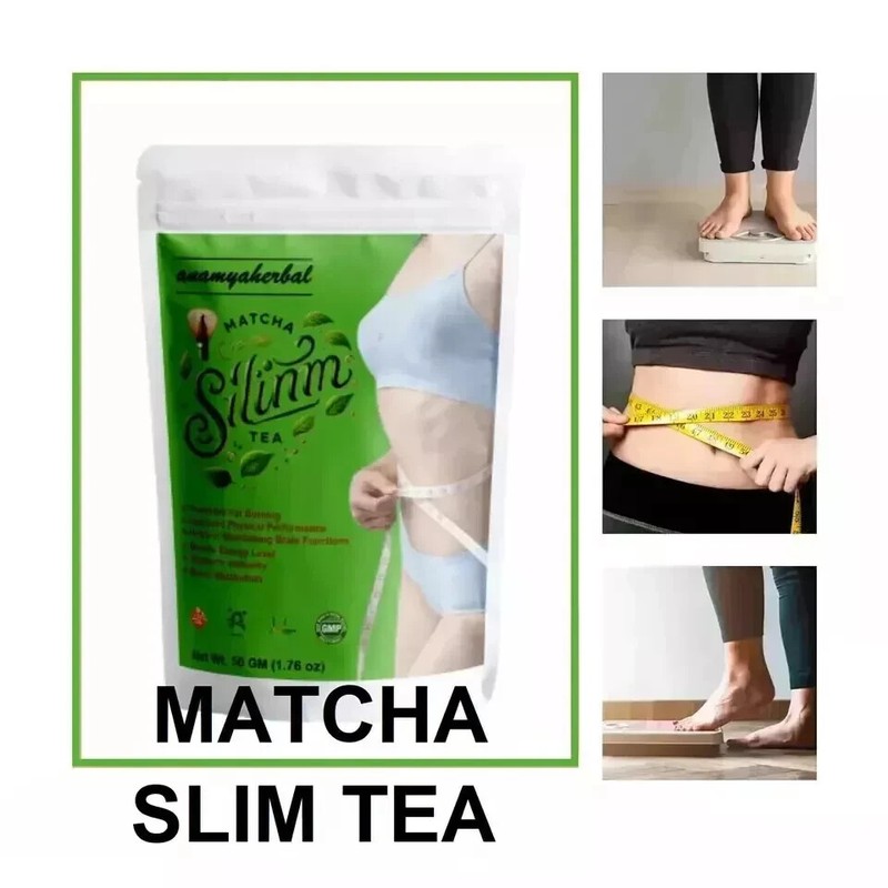 Matcha Slim Green Tea Weight Management High In Antioxidants Detoxifying (50gm)