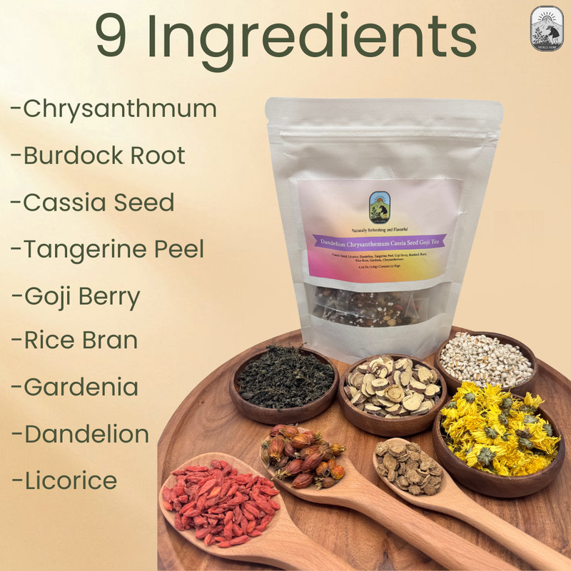Spring Sale Collection: Dandelion & Wolfberry Blend Tea 120G (12 Bags) gallery