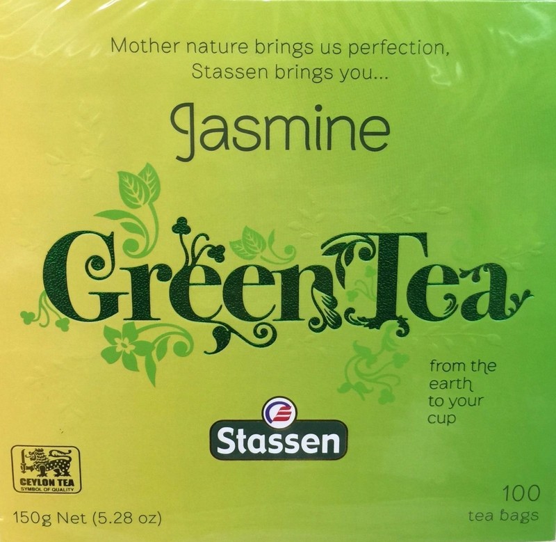 6 / 12 Boxes, Stassen, Jasmine Green Tea, 100 Tea Bags, Quality #1, New Package