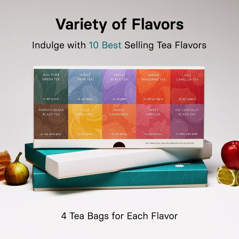 Premium Tea Collection (40 count, 10 flavors x 4 ea), Mothers Day Gifts, Self... gallery
