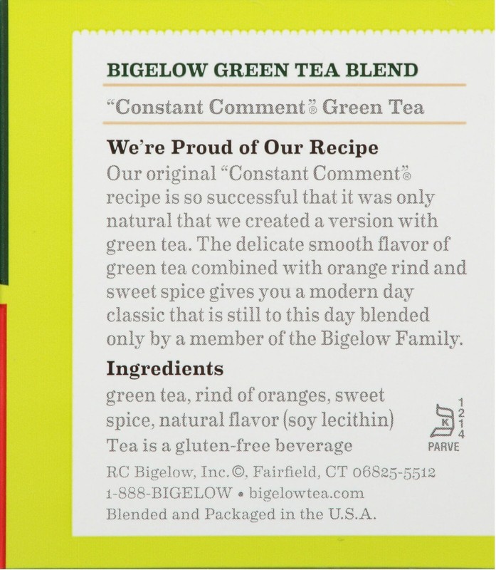 Bigelow Constant Comment Green Tea - 20 tea bags gallery