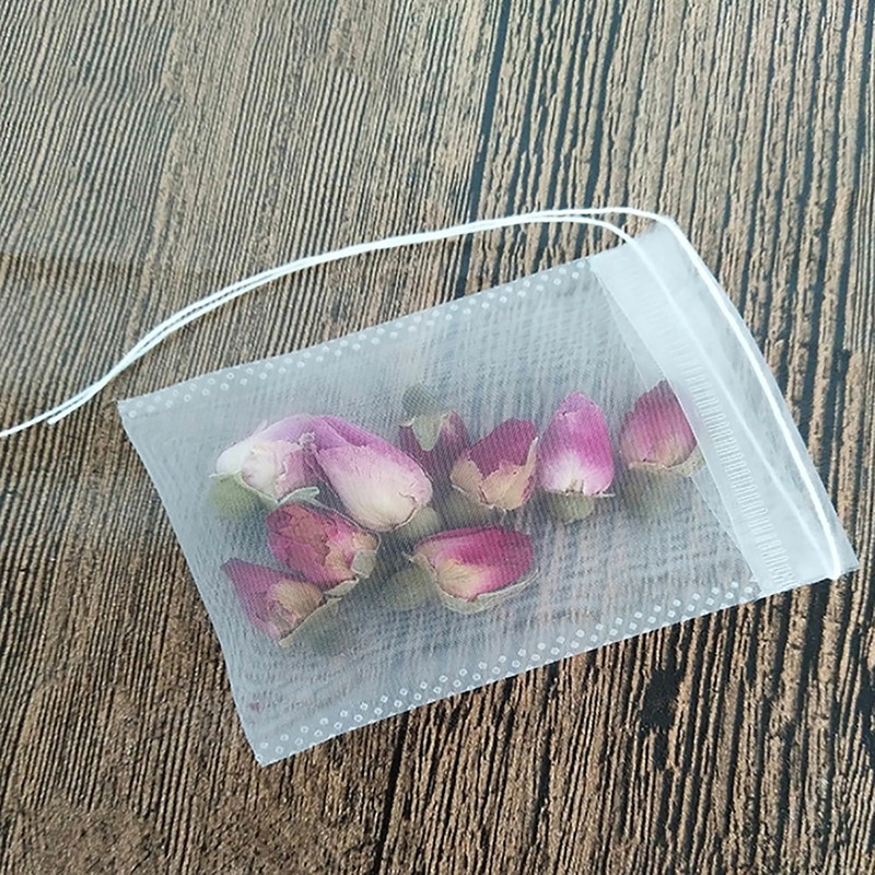 New Empty Nylon Tea Filter Infuser Bags w/ Drawstring in Multiple Sizes and QTY gallery