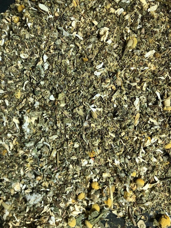 Marshmallow Mullein Mint Chamomile Raspberry No.29 Herb Osha Lomatium Roots gallery