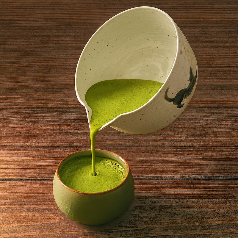 Complete 8-Piece Matcha Set – Japanese Matcha Tea Ceremony Kit with Cat Print... gallery