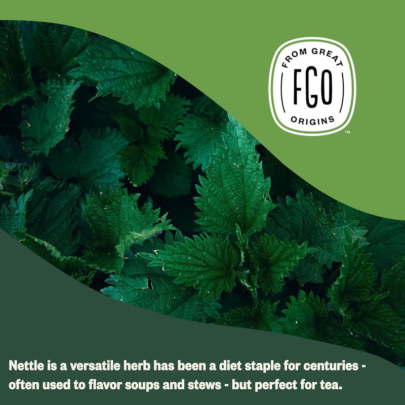 Organic Nettle Leaf Loose Tea, Cut and Sifted, Caffeine Free, 16Oz Bulk Resealab gallery