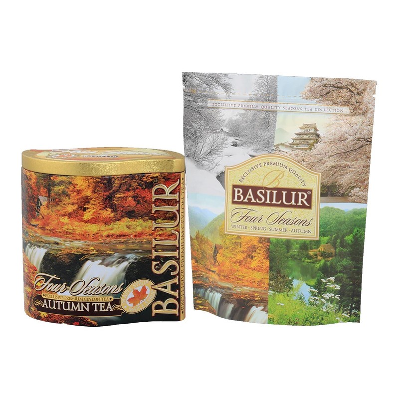 Basilur Finest Ceylon Black Tea with Maple Loose Tea in a Metal Tin 100 g gallery