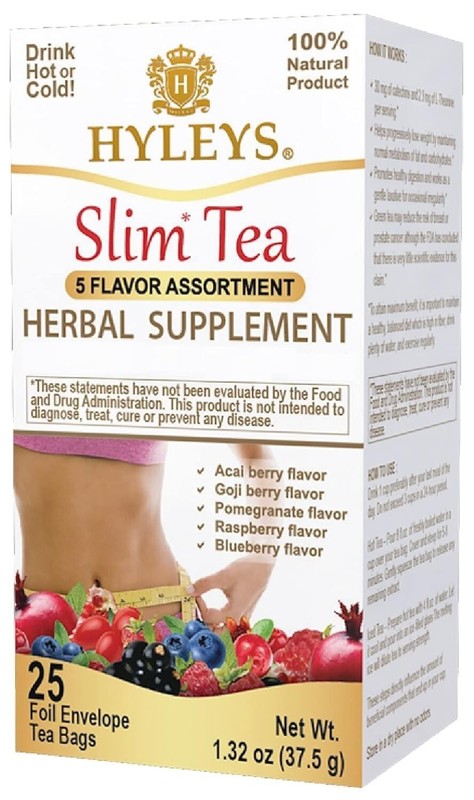 Hyleys Slim Tea 5 Flavor Assortment – Weight Loss (6 PACKS) (150 TEA BAGS)