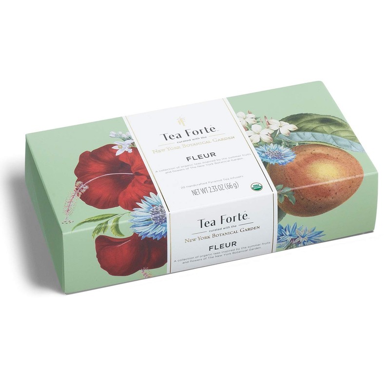 Fleur Petite Presentation Box Tea Gift Set Sampler, 10 Count, 2 of Each Variety gallery