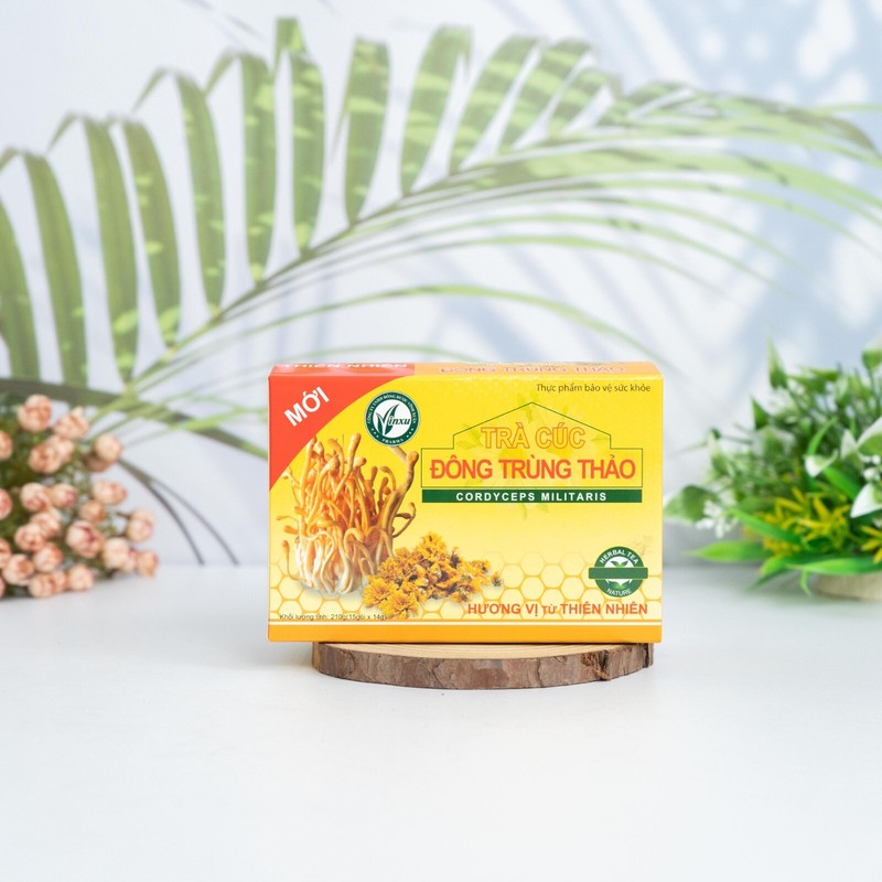 Vinh Xuan Cordyceps Militaris Instant Tea 210g (Box of 15 packs x 14g) gallery