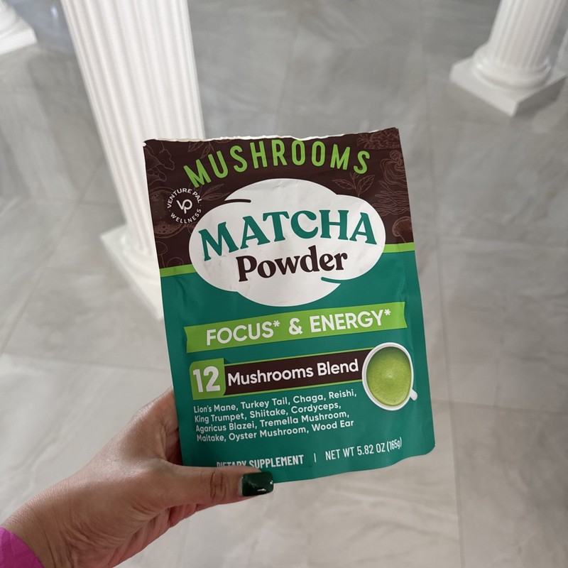 Venture pal Mushrooms Powder: Open. 1 Serving Used. 29 Servings. Exp: 08/27