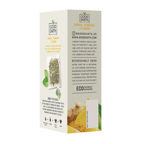Sensorial Blends Ginger Tumeric & Lemon Herbal Tea 15 B gallery