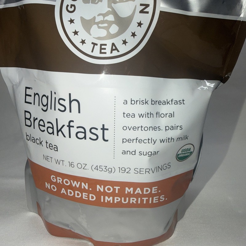 Golden Moon Organic English Breakfast Black Tea - Loose Leaf 16oz gallery