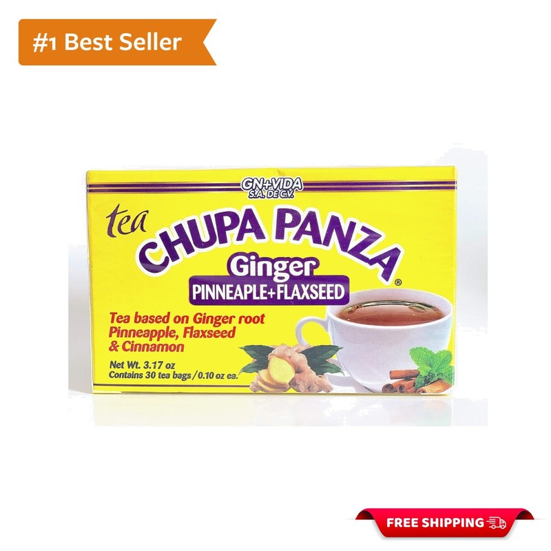 Keto-Friendly Chupa Panza Tea – Natural Ginger, Cinnamon, and Flaxseed Blend