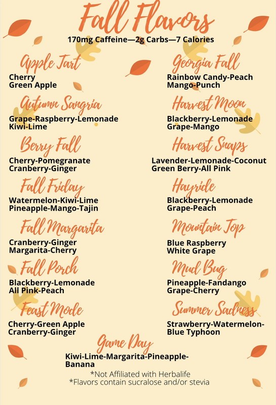 Loaded Tea 15 Pack Fall Themed Flavors Free Shipping Energy Green Tea Zero Sugar