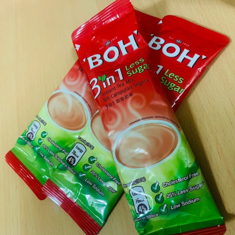BOH Tea (Less Sugar), , 3 in 1 Instant Tea Mix (3 x16.5g) gallery