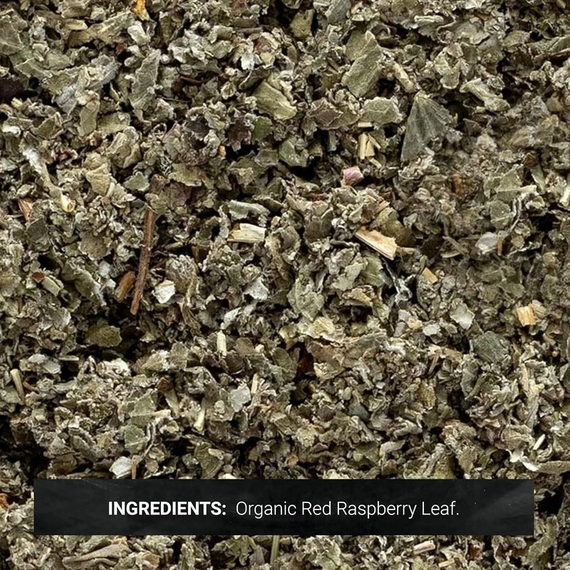 Natural Organic Red Raspberry Leaf - Loose Leaf Herbal Tea - 16 Oz Caffeine-Free gallery