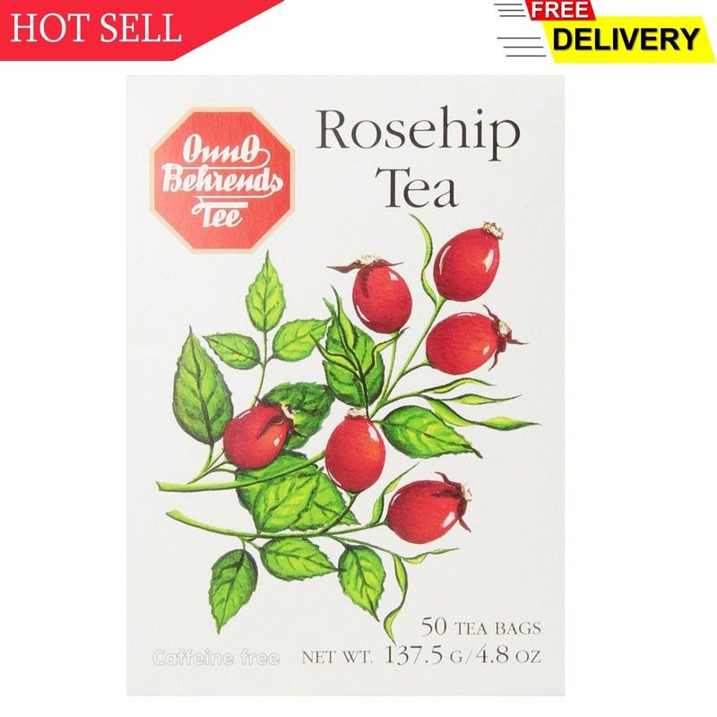 Onno Behrends Rosehip Tea, 50 Count, 4.8 Ounce