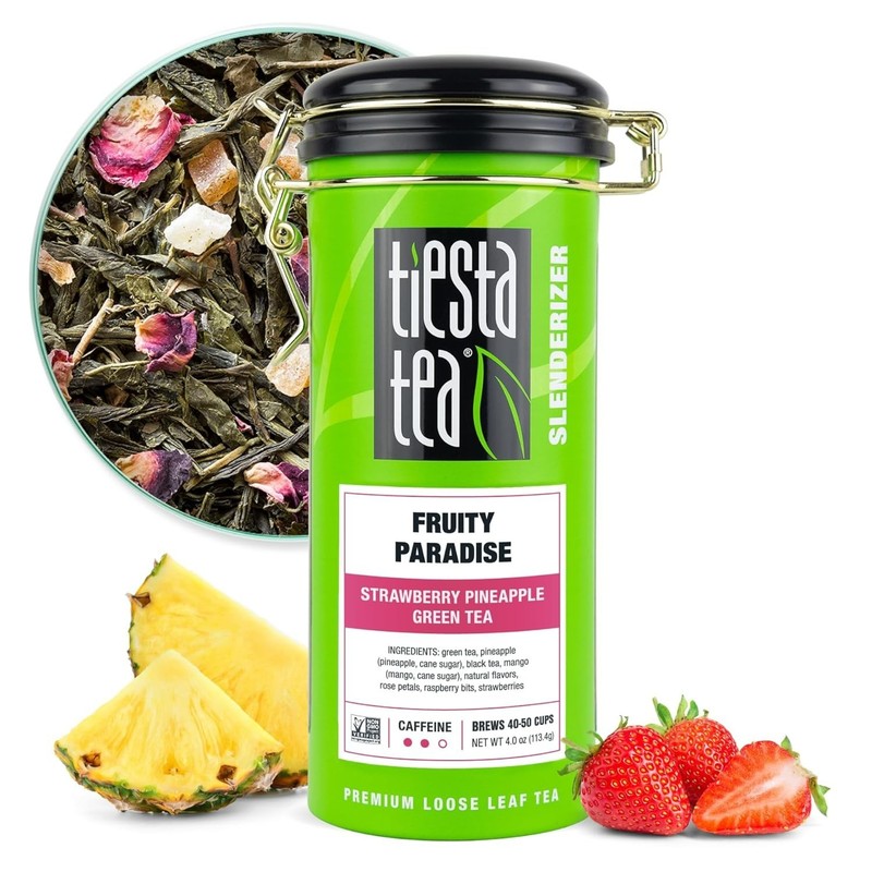 Strawberry Pineapple Green Tea - Relax with Fruity Paradise Blend gallery