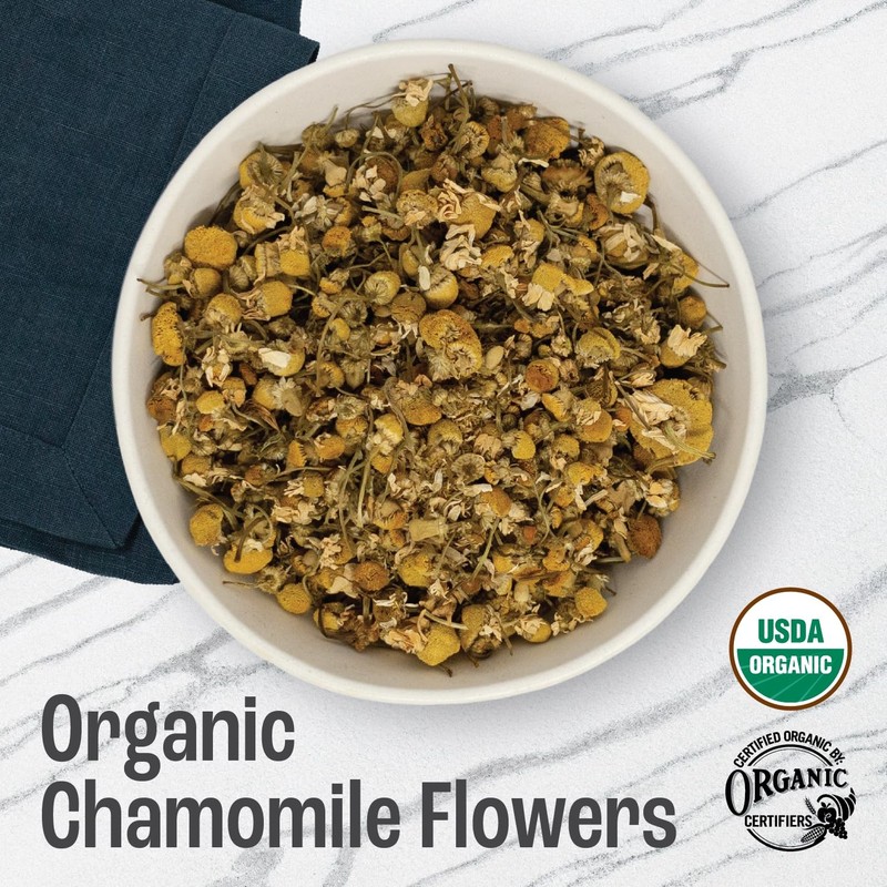 J Mac Botanicals, Organic Chamomile Flowers 1 pound, Certified USDA Organic. ... gallery